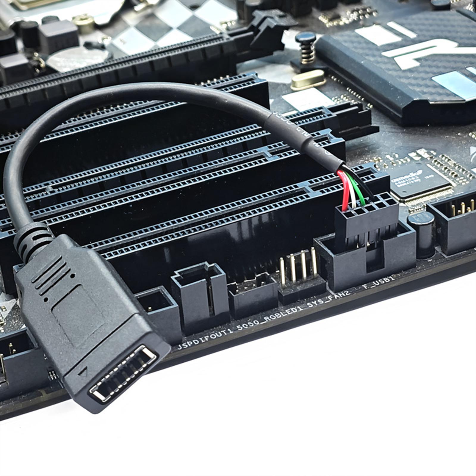 9PIN To Type E USB Cable USB2.0 9Pin to Type E Motherboard Header Cable For Computer And Office Use Type C Connection
9PIN To Type E USB Cable USB2.0 9Pin to Type E Motherboard Header Cable For Computer And Office Use Type C Connection