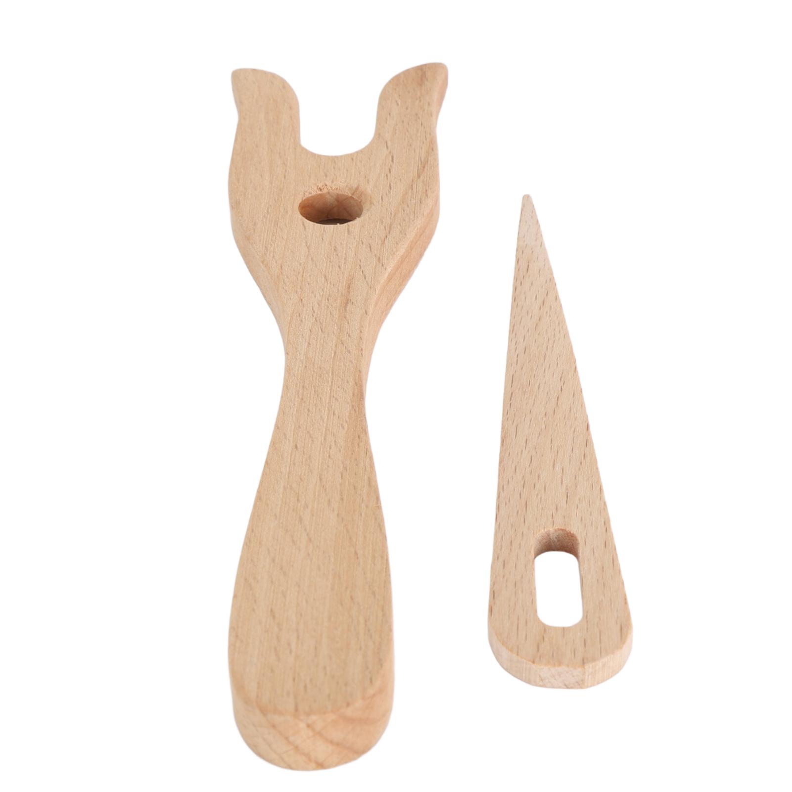 2Pcs Knitting Fork and Eye Needle Kit Multifunctional Wood Weaving Crochet for Jewelry Toys Dresses Weaving Tool
2Pcs Knitting Fork and Eye Needle Kit Multifunctional Wood Weaving Crochet for Jewelry Toys Dresses Weaving Tool