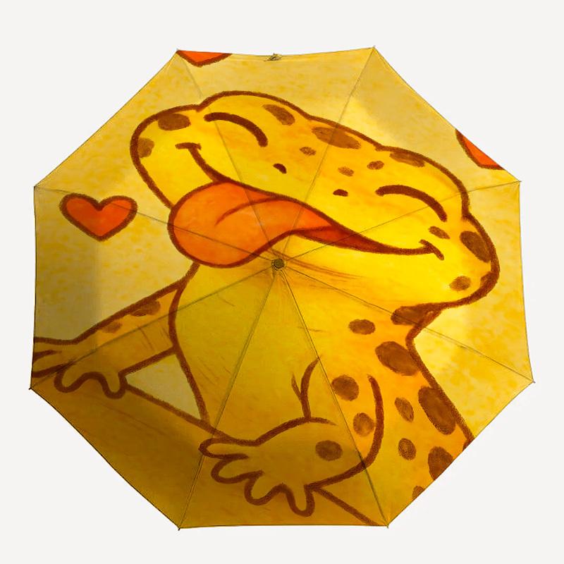 1pc Gecko Raindrops Fashionable Automatic Opening/Closing Folding Umbrella with 8 Bones, Windproof Portable, Daily Use066
1pc Gecko Raindrops Fashionable Automatic Opening/Closing Folding Umbrella with 8 Bones, Windproof Portable, Daily Use066