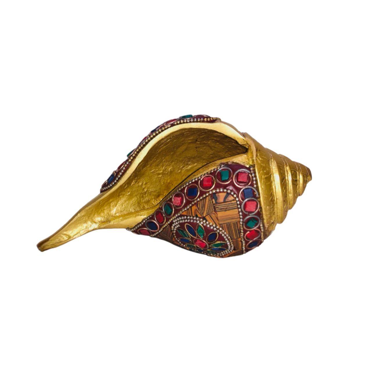 Brass Shankh Conch Vastu Items Statue Fantasy Showpiece Home Decor Gifting Office Decorative Piece For Puja Room Living Room
Brass Shankh Conch Vastu Items Statue Fantasy Showpiece Home Decor Gifting Office Decorative Piece For Puja Room Living Room