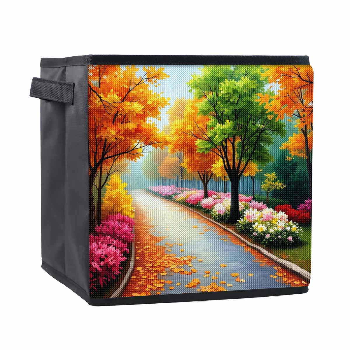 Autumn Wind and Fallen Leaves 5D Diamond Painting Storage Basket Full Round Drill Mosaic Diamond Embroidery Cross Stitch Kits Home Decor Home Decor 25cmx25cm
Autumn Wind and Fallen Leaves 5D Diamond Painting Storage Basket Full Round Drill Mosaic Diamond Embroidery Cross Stitch Kits Home Decor Home Decor 25cmx25cm