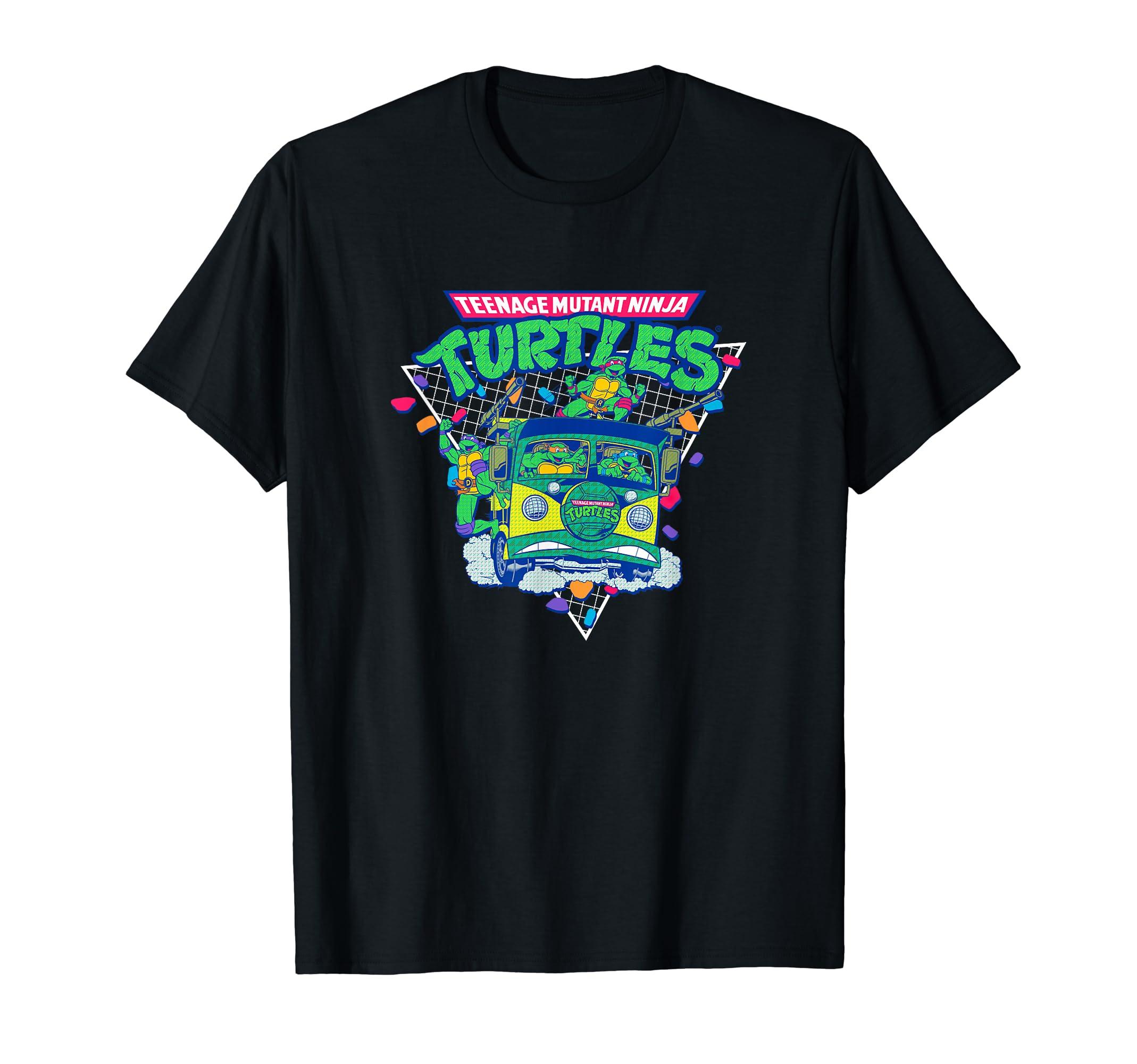 Teenage Mutant Ninja Turtles Retro Grid Surfing Van Logo T-Shirt
Teenage Mutant Ninja Turtles Retro Grid Surfing Van Logo T-Shirt