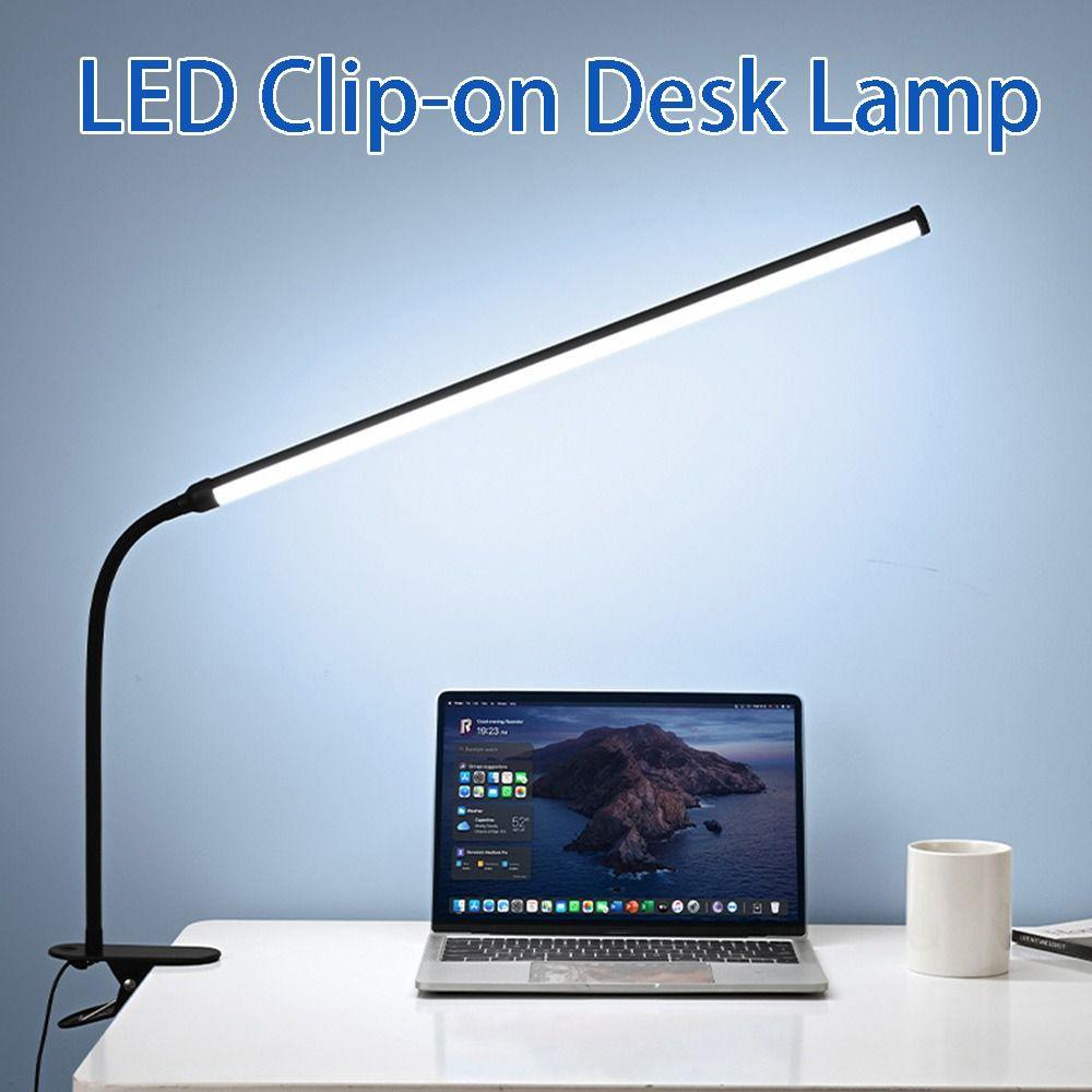 3 Mode Colors LED Clip-on Desk Lamp Long Arms Reading Study Light Beauty Salon 28CM чорний
3 Mode Colors LED Clip-on Desk Lamp Long Arms Reading Study Light Beauty Salon 28CM чорний