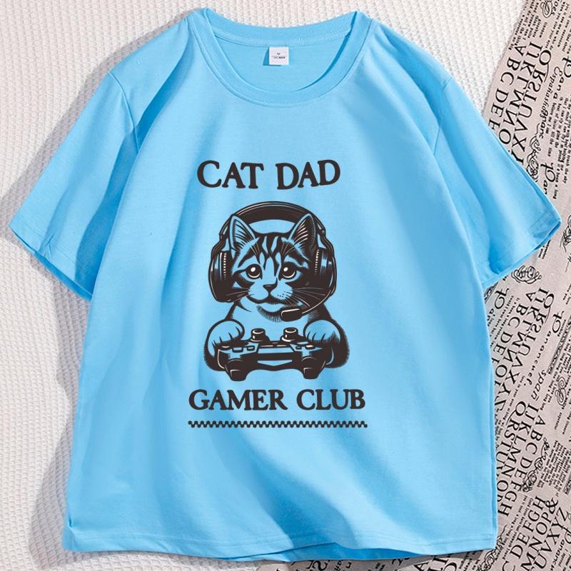 Cat Gamer Tshirts Cat Dad T Shirt Men Printed Graphic Tees Streetwear Clothing Cotton Casual Short Sleeve Trendy Tshirt Clothes 4XL
Cat Gamer Tshirts Cat Dad T Shirt Men Printed Graphic Tees Streetwear Clothing Cotton Casual Short Sleeve Trendy Tshirt Clothes 4XL