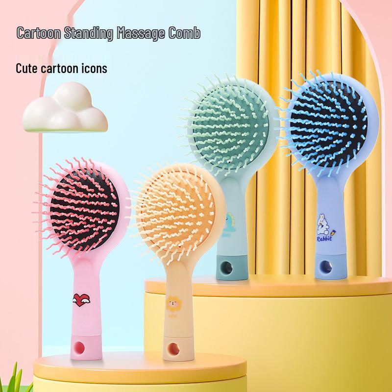 Red Women s Air Cushion Comb: Portable, All-in-One Smooth Hair & Massage Comb with Mirror 15*7*3cm
Red Women s Air Cushion Comb: Portable, All-in-One Smooth Hair & Massage Comb with Mirror 15*7*3cm