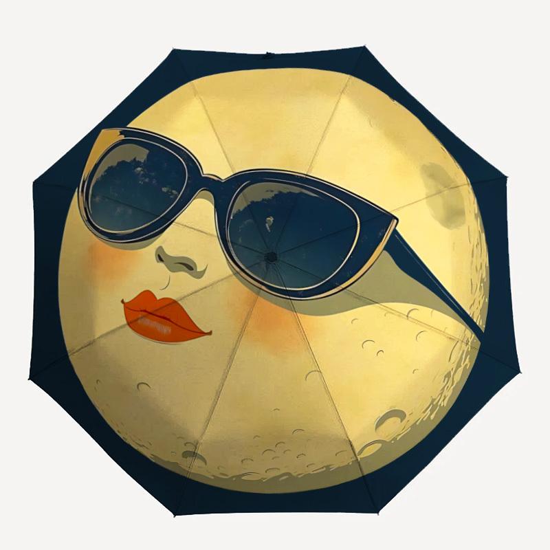1pc Moon Sunglasses Automatic Open/Close Umbrella with Windproof, Functional Design, 8-Rib Sturdy Canopy
1pc Moon Sunglasses Automatic Open/Close Umbrella with Windproof, Functional Design, 8-Rib Sturdy Canopy