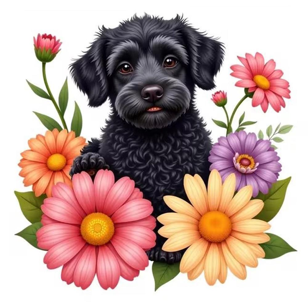 QT2178#15cm Adorable Black Poodle Puppy & Multicolor Flower Car Sticker, Suitable for Laptop, Car, Truck, Van, SUV, Motorcycle, Bumper, Window 15cm-longest side
QT2178#15cm Adorable Black Poodle Puppy & Multicolor Flower Car Sticker, Suitable for Laptop, Car, Truck, Van, SUV, Motorcycle, Bumper, Window 15cm-longest side