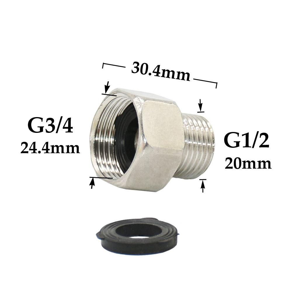 Metal 3/4 Inch Male Female Threaded Connector Copper Water Pipe Reducing Connector for Home Water Tube Repair Adapter 1Pcs
Metal 3/4 Inch Male Female Threaded Connector Copper Water Pipe Reducing Connector for Home Water Tube Repair Adapter 1Pcs