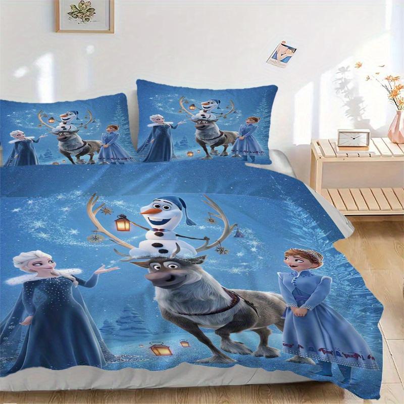 3pcs Frozen Fever Olaf Snowman Reindeer Quilt Cover Set (1 Quilt Cover + 2 Pillowcases Without Pillow Core), High-Definition Printing for Ho 135x200cm
3pcs Frozen Fever Olaf Snowman Reindeer Quilt Cover Set (1 Quilt Cover + 2 Pillowcases Without Pillow Core), High-Definition Printing for Ho 135x200cm