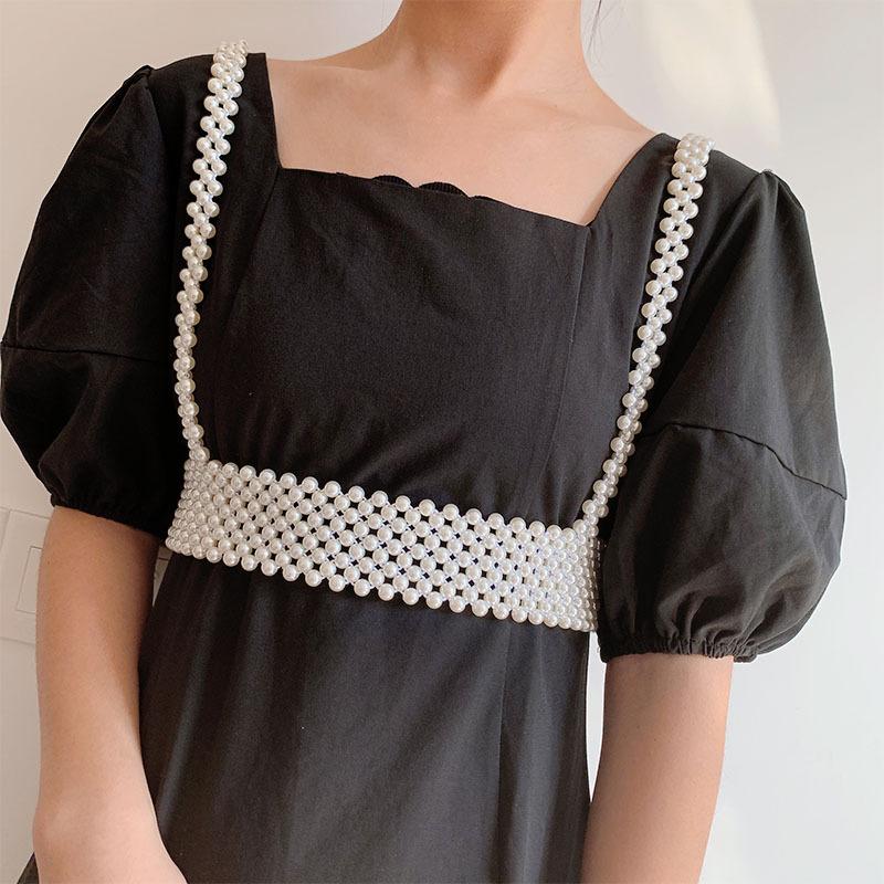 Elegant Pearl Belt Women S Suspender Vest With Vest Waist Chain Decorative Suit Shirt Trendy Shoulder Strap
Elegant Pearl Belt Women S Suspender Vest With Vest Waist Chain Decorative Suit Shirt Trendy Shoulder Strap