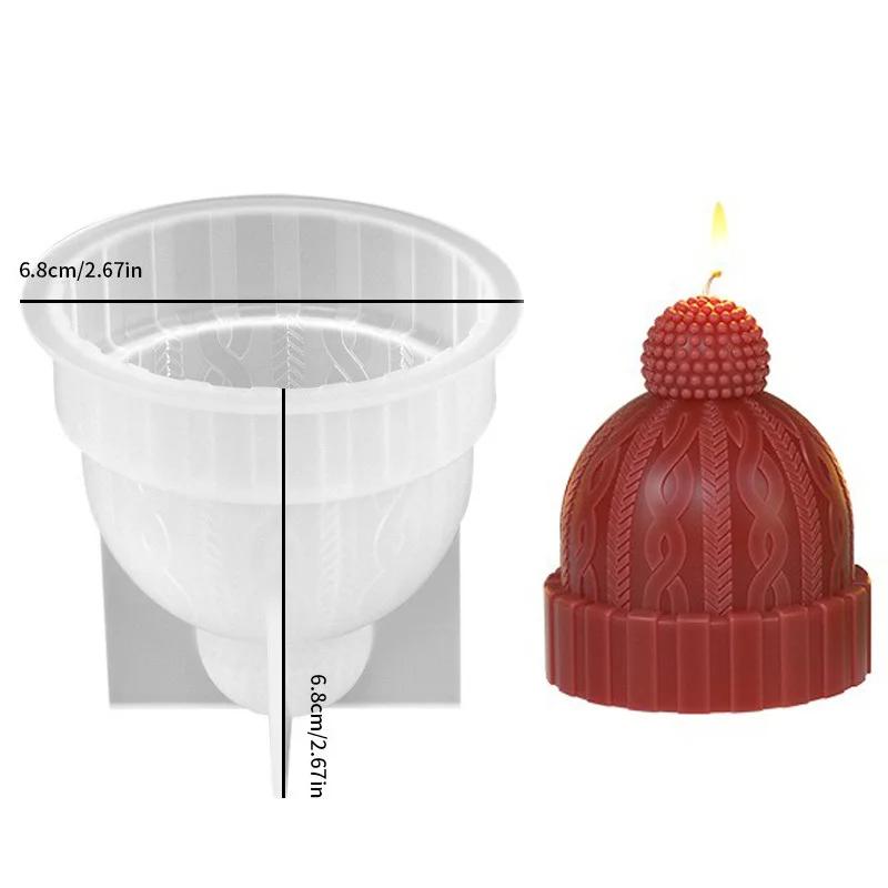 Top Quality Winter Knitted Hat Silicone Mold Christmas Bobble Cap Molds Knit Santa Ha Xmas Eve Car Freshie Candle Resin DIY Home
Top Quality Winter Knitted Hat Silicone Mold Christmas Bobble Cap Molds Knit Santa Ha Xmas Eve Car Freshie Candle Resin DIY Home