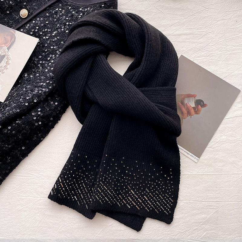 Man scarf wool winter scarf women s autumn and winter knitted shawl чёрный
Man scarf wool winter scarf women s autumn and winter knitted shawl чёрный