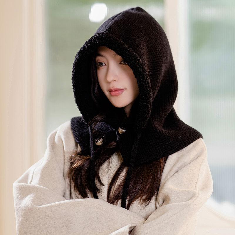 Плюшевая накидка Вязаная теплая шапка Женский зимний шарф Защита ушей Шапка-все-в-одном Ветрозащитная шерстяная шапка Барракуда fashionable warm knitted hat.
Плюшевая накидка Вязаная теплая шапка Женский зимний шарф Защита ушей Шапка-все-в-одном Ветрозащитная шерстяная шапка Барракуда fashionable warm knitted hat.