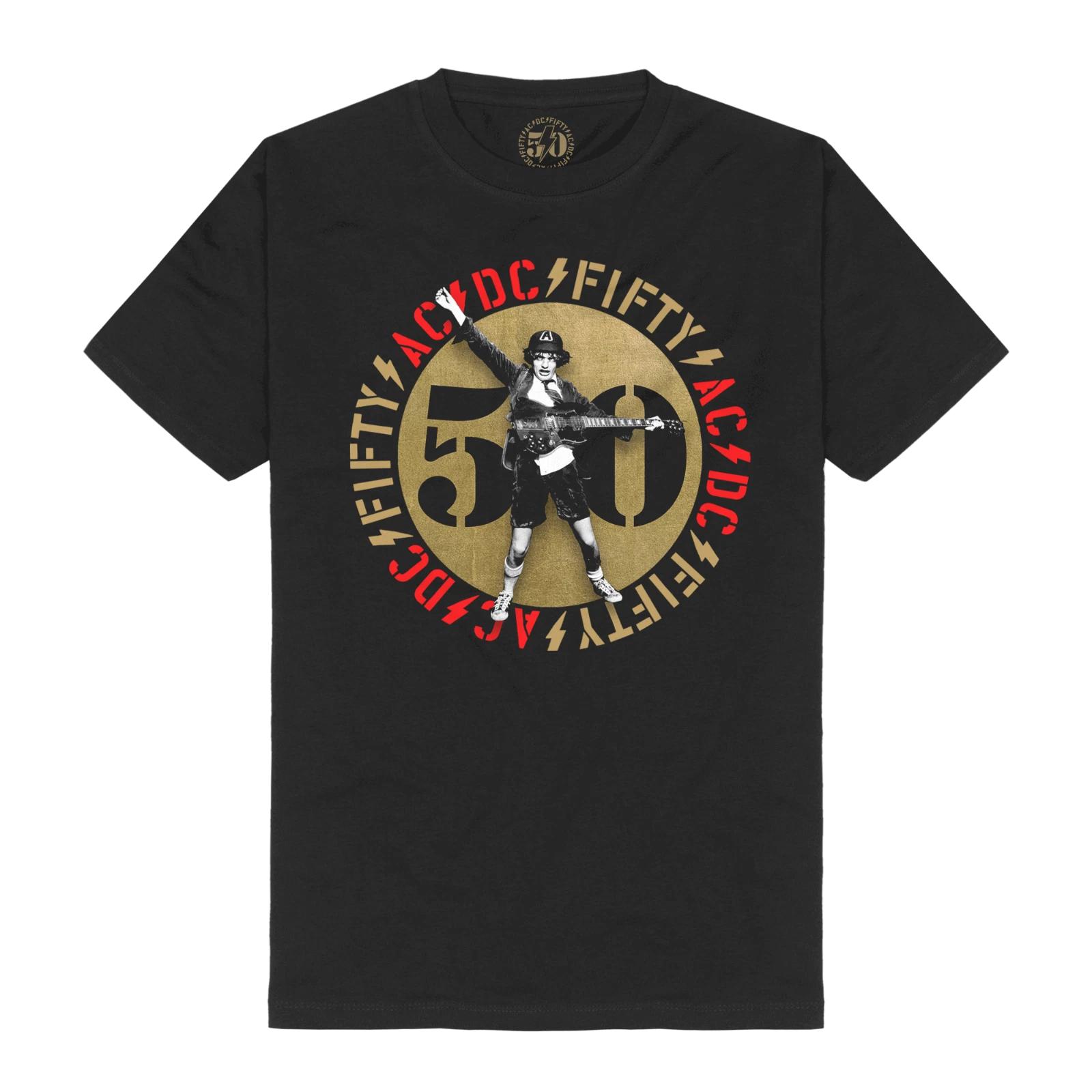 AC/Dc 50 Years Angus Emblem Official Merchandise T-shirt M/L/XL/2XL New 3XL
AC/Dc 50 Years Angus Emblem Official Merchandise T-shirt M/L/XL/2XL New 3XL