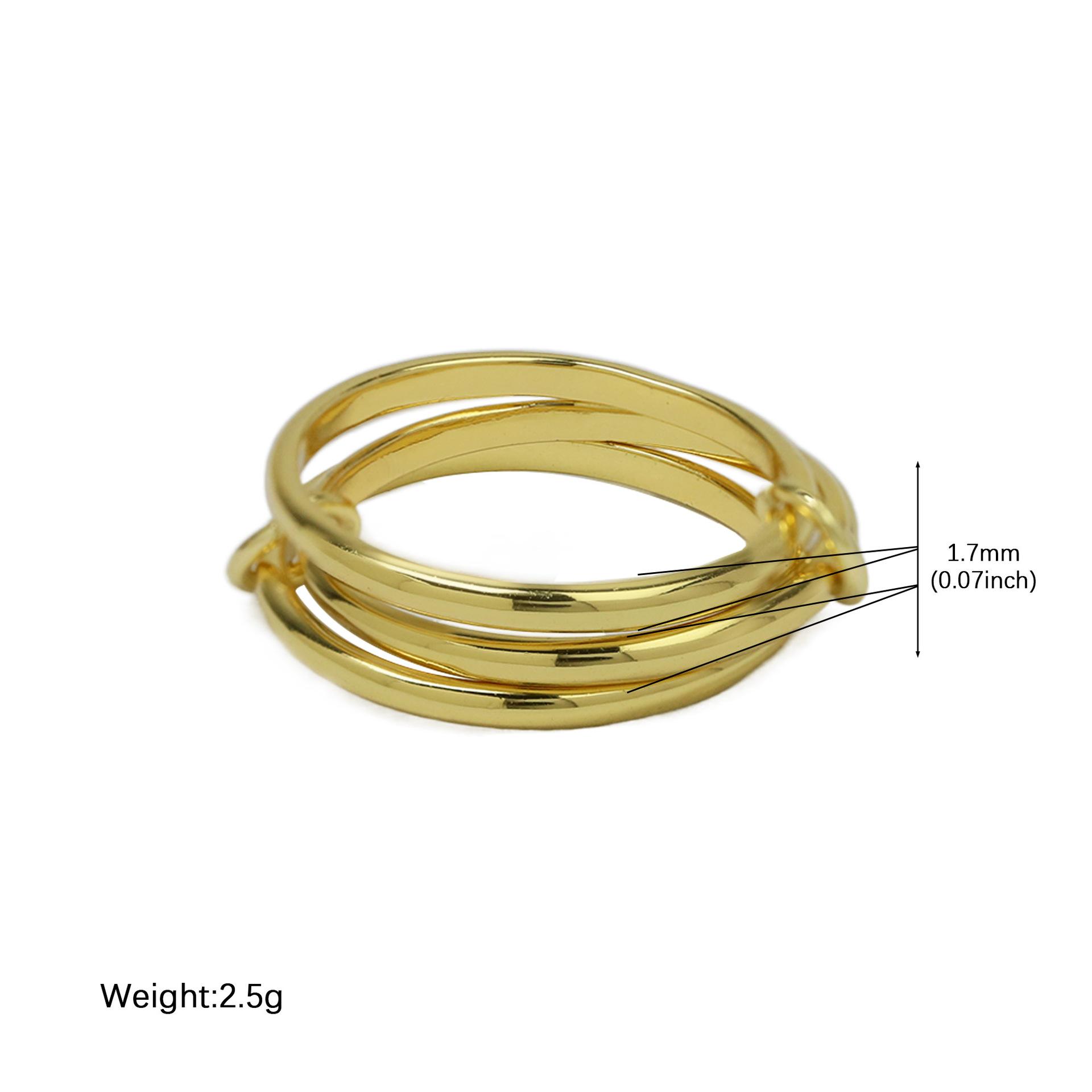 Stainless Steel Multilayer Double Color Link Chain Rings 18K Gold PlatedCZ Zircon Stackable Charm Jewelry Trendy Waterproof Gift 7
Stainless Steel Multilayer Double Color Link Chain Rings 18K Gold PlatedCZ Zircon Stackable Charm Jewelry Trendy Waterproof Gift 7