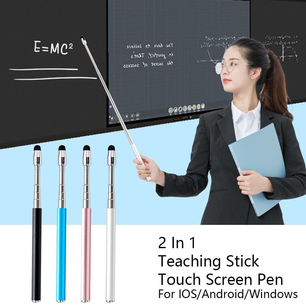 Stainless Steel Teaching Stick Retractable Handheld Presenter New Touch Screen Pen Teaching Tools Color 3
Stainless Steel Teaching Stick Retractable Handheld Presenter New Touch Screen Pen Teaching Tools Color 3