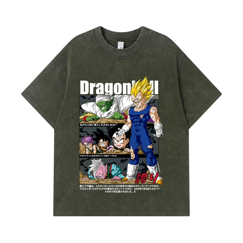 275 GSM Washed T-shirts 100% Cotton Dragon Ball V6 Majin Vegeta Print Unisex Heavy Cotton T Shirt S
275 GSM Washed T-shirts 100% Cotton Dragon Ball V6 Majin Vegeta Print Unisex Heavy Cotton T Shirt S