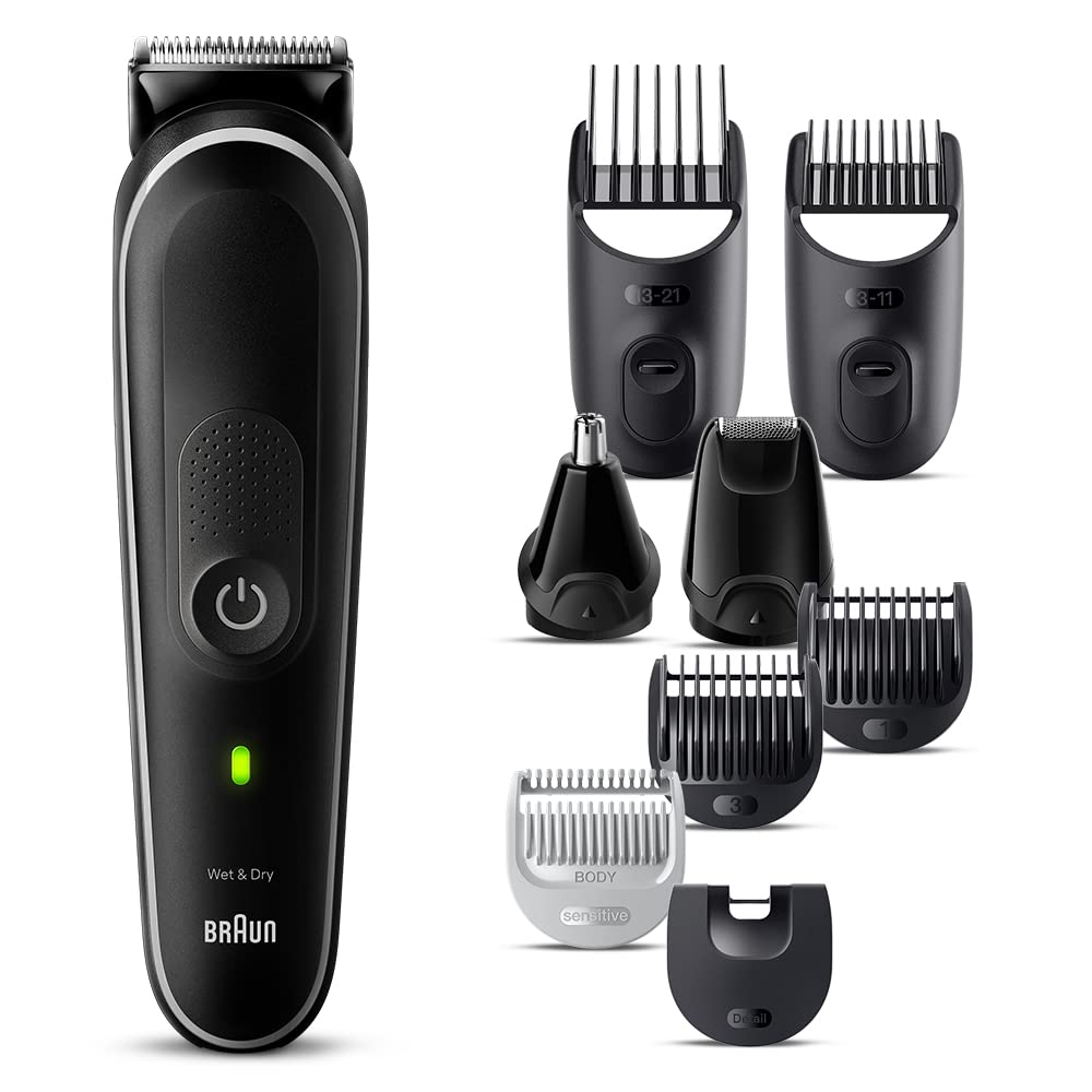 Braun Multi Groomer Series 5 MGK5420 для мужчин 9-в-1 Multi Groomer Уход за бородой Уход за волосами Уход за ушами и носом Bauch Водонепроницаемый дизайн Перезаряжаемый 100
Braun Multi Groomer Series 5 MGK5420 для мужчин 9-в-1 Multi Groomer Уход за бородой Уход за волосами Уход за ушами и носом Bauch Водонепроницаемый дизайн Перезаряжаемый 100
