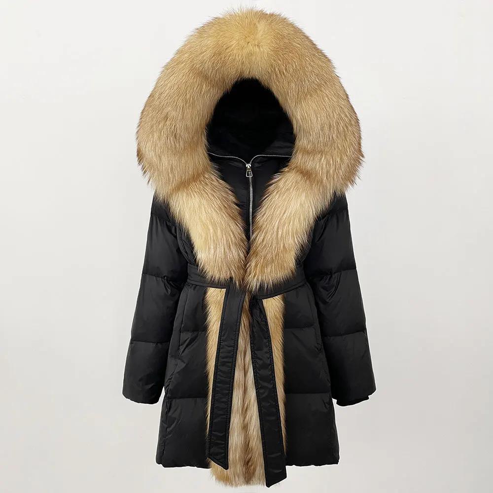 OFTBUY 2024 зимняя куртка женская с натуральным воротником из натурального меха лисы и капюшоном, пуховое пальто из белой утки, толстая теплая уличная повседневная верхняя одежда L
OFTBUY 2024 зимняя куртка женская с натуральным воротником из натурального меха лисы и капюшоном, пуховое пальто из белой утки, толстая теплая уличная повседневная верхняя одежда L