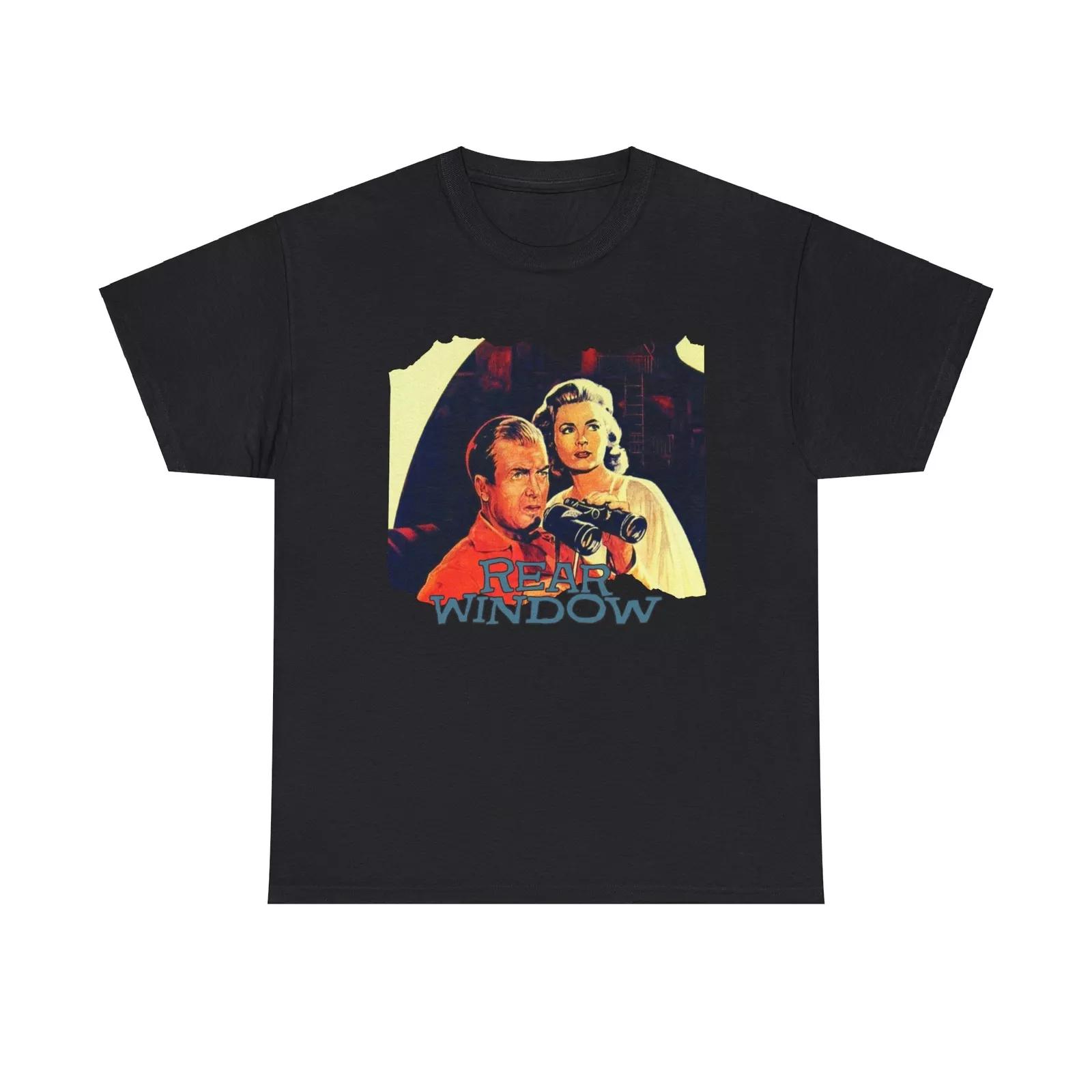 Rear Window Heavy Cotton Tee, James Stewart, Grace Kelly, Alfred Hitchcock Movie L
Rear Window Heavy Cotton Tee, James Stewart, Grace Kelly, Alfred Hitchcock Movie L