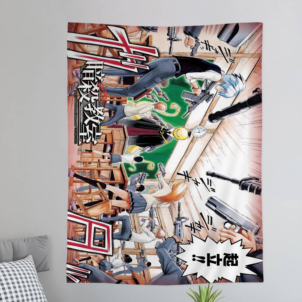 Assassination Classroom Full Class Wall Tapestry Korosensei 3E Students Playful Room Decor for Comedy Anime Shonen Fans 74x94cm(29x37in)
Assassination Classroom Full Class Wall Tapestry Korosensei 3E Students Playful Room Decor for Comedy Anime Shonen Fans 74x94cm(29x37in)
