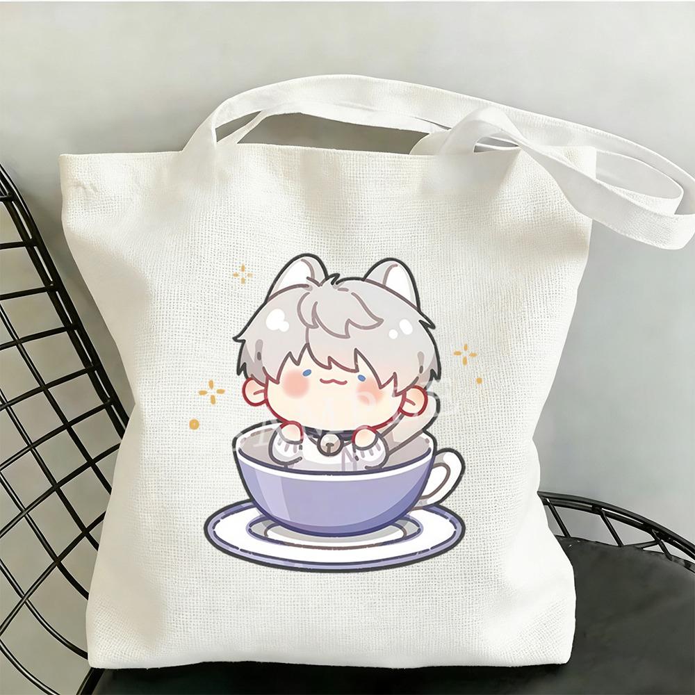 35x40CM Love and Deepspace Rotating Water Cup Dizzy Cat Canvas Bag Rafayel Zayne Xavier Anime Cosplay Single Shoulder StorageBag
35x40CM Love and Deepspace Rotating Water Cup Dizzy Cat Canvas Bag Rafayel Zayne Xavier Anime Cosplay Single Shoulder StorageBag