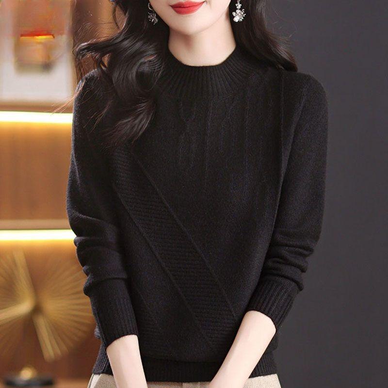 Модный Утепленный Шерстяной Свитер Осень Зима Полувысокий Воротник Трикотаж Однотонный Приталенный M
Модный Утепленный Шерстяной Свитер Осень Зима Полувысокий Воротник Трикотаж Однотонный Приталенный M