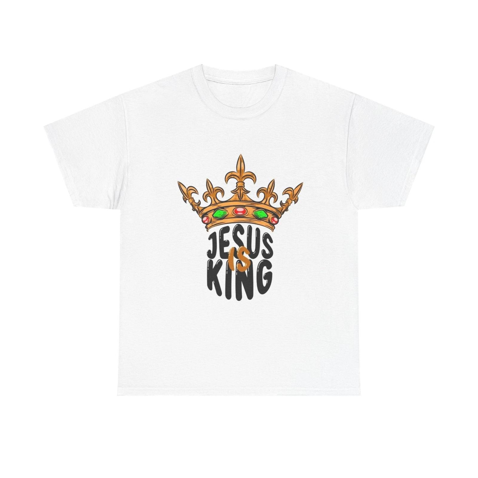 Jesus Is King Tshirt Crown Believe Christ Unisex Heavy Cotton Tee 2XL
Jesus Is King Tshirt Crown Believe Christ Unisex Heavy Cotton Tee 2XL