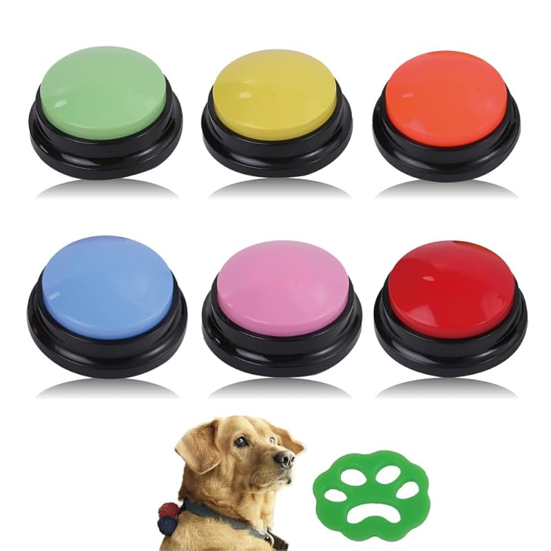(Auple) dog conversation button set of 6 communication audio recording record conversation bell pet training buzzer
(Auple) dog conversation button set of 6 communication audio recording record conversation bell pet training buzzer