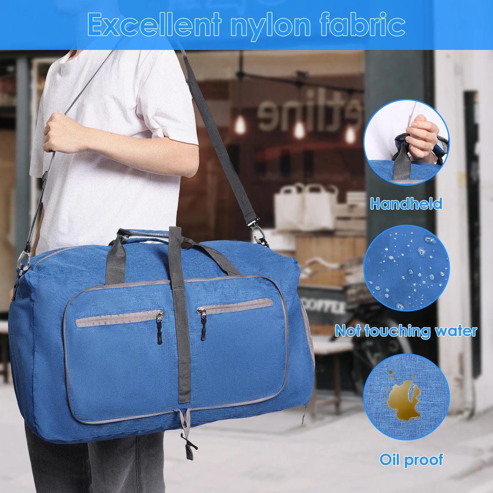65L Foldable Travel Bag Nylon Waterproof Large Capacity Luggage Duffel Bag For Men Women Outdoor,Camping,Fishing,Gym Fitness Bag 65L синій
65L Foldable Travel Bag Nylon Waterproof Large Capacity Luggage Duffel Bag For Men Women Outdoor,Camping,Fishing,Gym Fitness Bag 65L синій