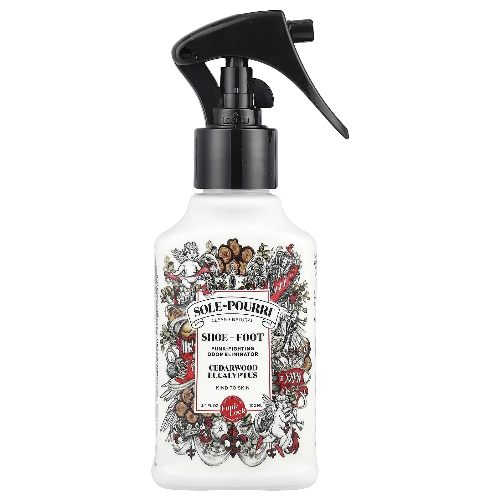 POO-POURRI Соле-пурри, Обувь + Ноги, Устранитель запаха, Кедр Эвкалипт, 100 мл(3,4 жидких унции)
POO-POURRI Соле-пурри, Обувь + Ноги, Устранитель запаха, Кедр Эвкалипт, 100 мл(3,4 жидких унции)