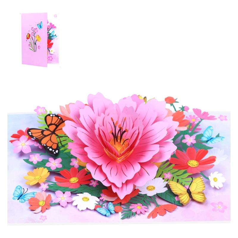 3D Flower Butterfly Card with Envelope Elegant Greeting Card for Women Handmade Birthday Anniversary Graduation Card
3D Flower Butterfly Card with Envelope Elegant Greeting Card for Women Handmade Birthday Anniversary Graduation Card