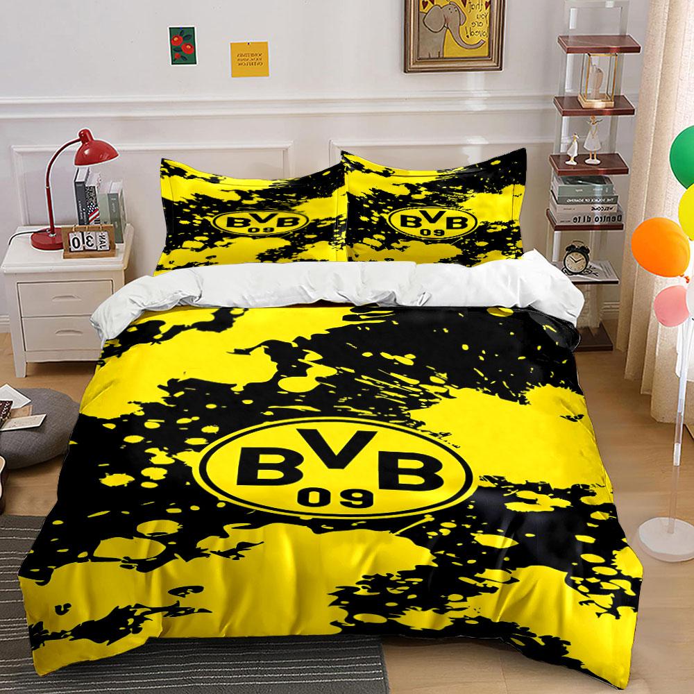 Yellow-black splatter with BVB. Bedding sets Duvet cover sets Duvet covers Pillowcases(1 * Duvet Cover 2 * Pillowcases, without duvet insert) 135x200cm
Yellow-black splatter with BVB. Bedding sets Duvet cover sets Duvet covers Pillowcases(1 * Duvet Cover 2 * Pillowcases, without duvet insert) 135x200cm
