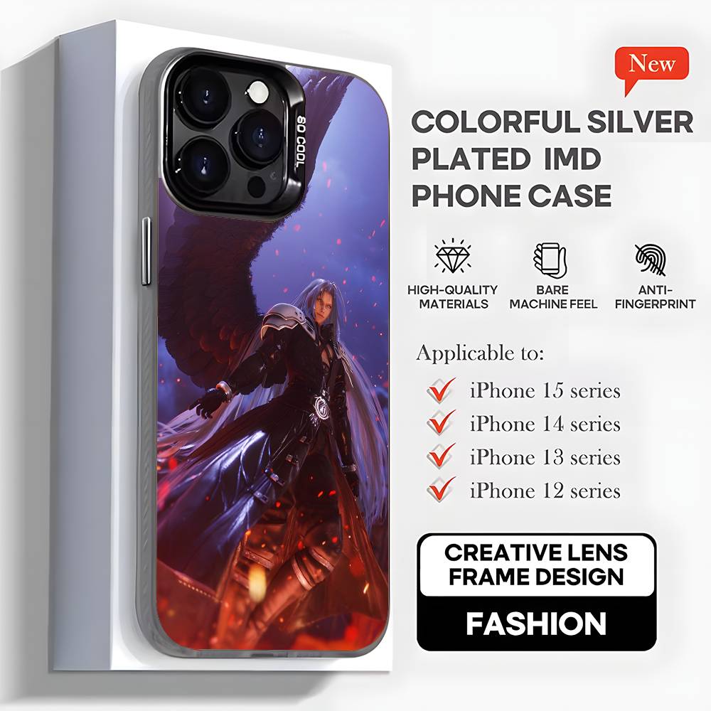 F-FinalS F-FantasyS S-Sephiroth Phone Case For iPhone17,16,15,14,13,12,11,Mini,Pro,MAX,plus,Black Matte Shockproof Cover iPhone16PROMAX
F-FinalS F-FantasyS S-Sephiroth Phone Case For iPhone17,16,15,14,13,12,11,Mini,Pro,MAX,plus,Black Matte Shockproof Cover iPhone16PROMAX
