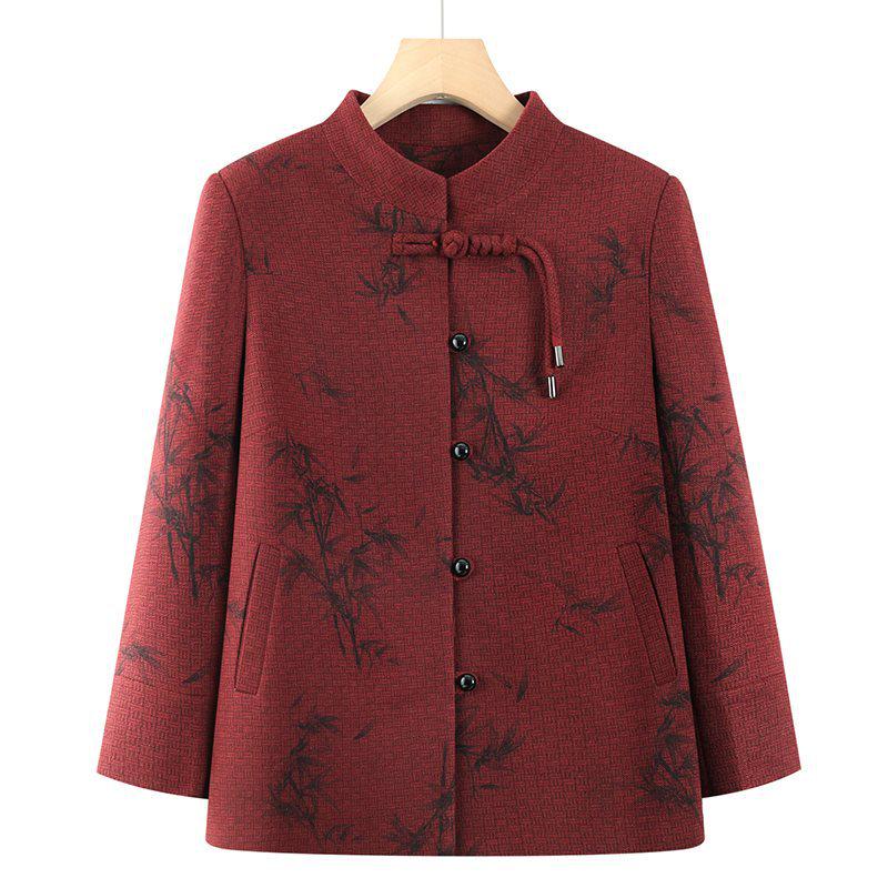 Elderly Women s Spring Tang Suit Jacket - Stylish Stand-up Collar Outerwear for Mothers 4XL (130-145lbs)
Elderly Women s Spring Tang Suit Jacket - Stylish Stand-up Collar Outerwear for Mothers 4XL (130-145lbs)