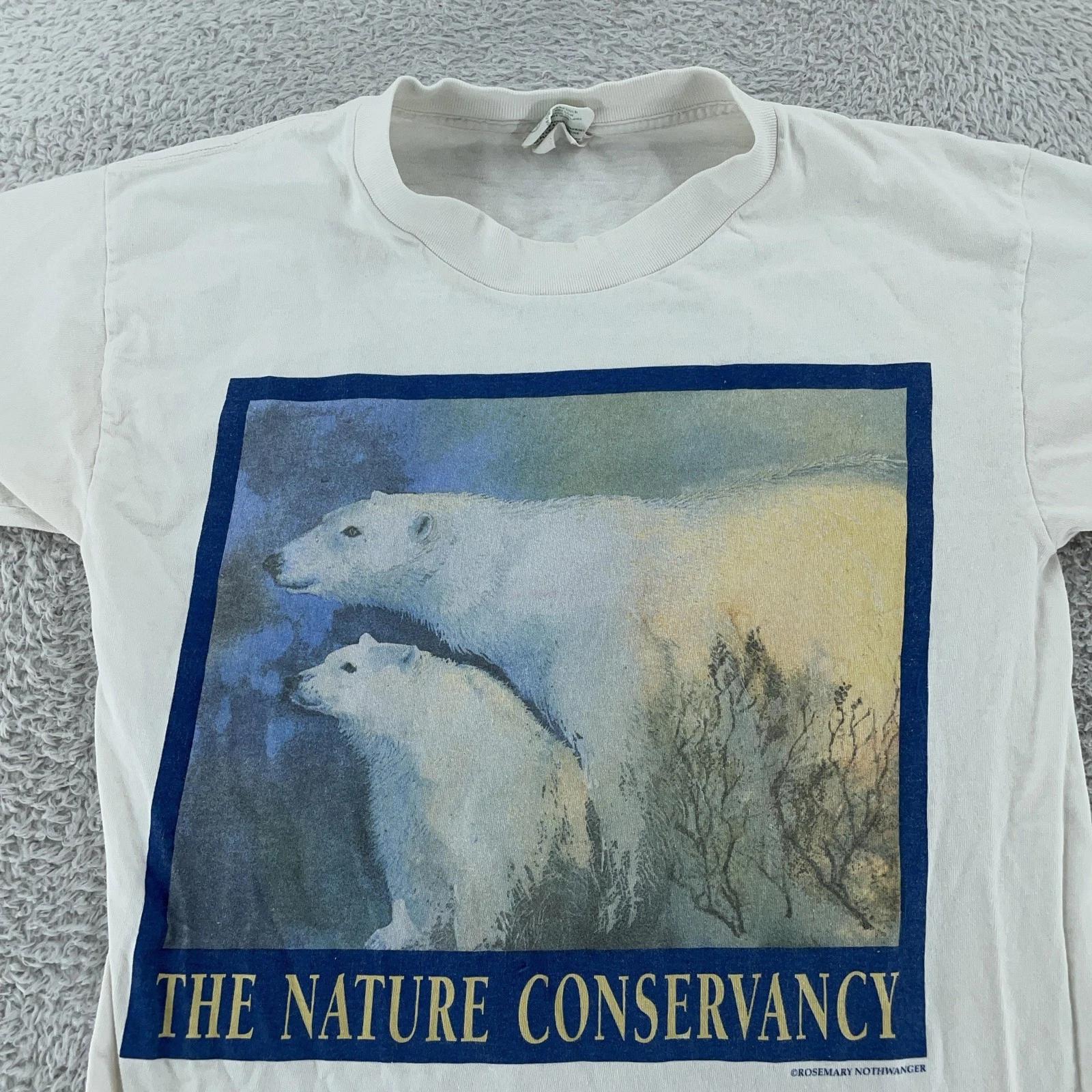 Vintage The Nature Conservancy Shirt Small White Polar Bear Activism USA 90s S
Vintage The Nature Conservancy Shirt Small White Polar Bear Activism USA 90s S