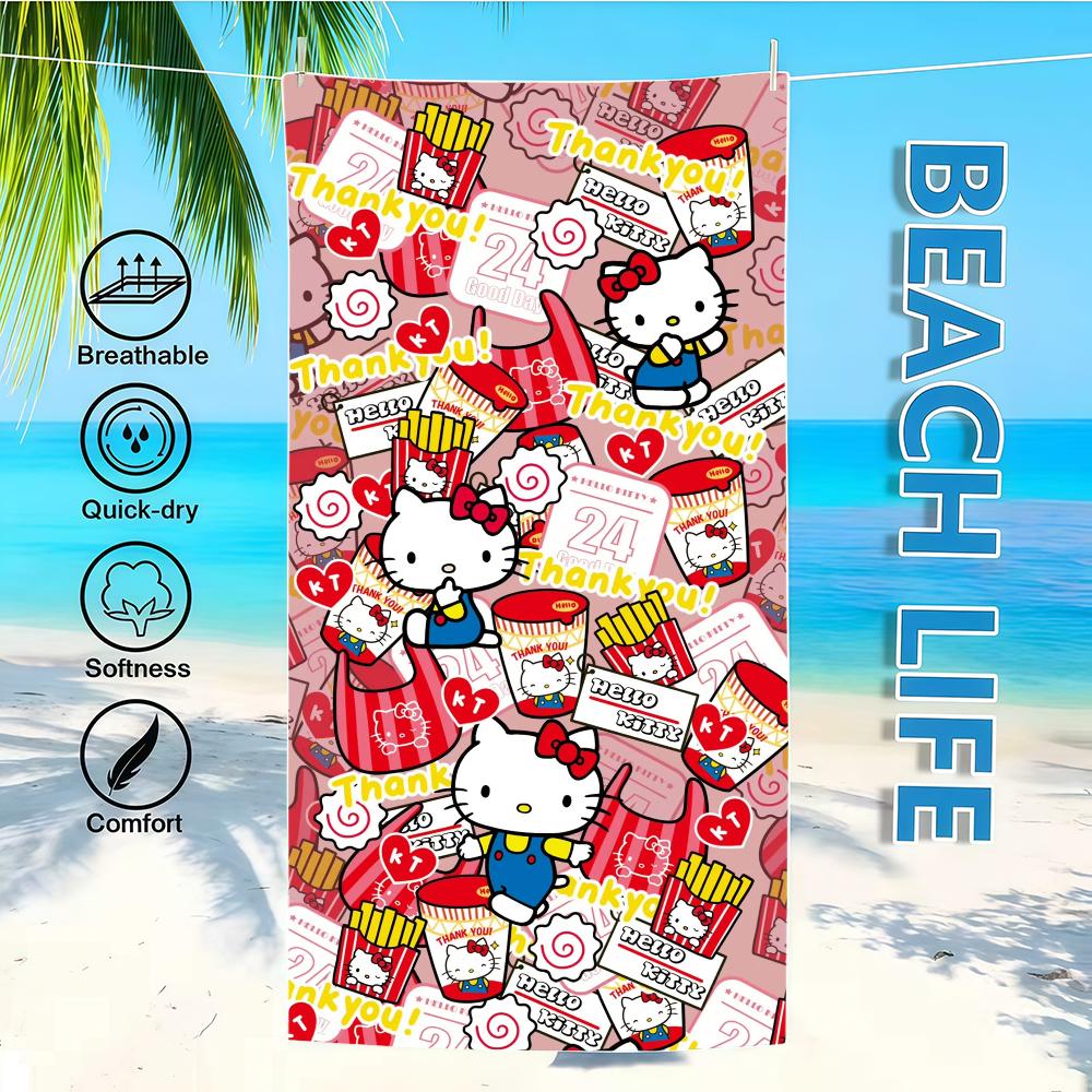 Cartoon Towel Textile Stitching Bathrobe Beach Quick-Drying Lightweight Portable Camping Swim K-KittyS SRO Pool Travel W30*H60(CM)
Cartoon Towel Textile Stitching Bathrobe Beach Quick-Drying Lightweight Portable Camping Swim K-KittyS SRO Pool Travel W30*H60(CM)