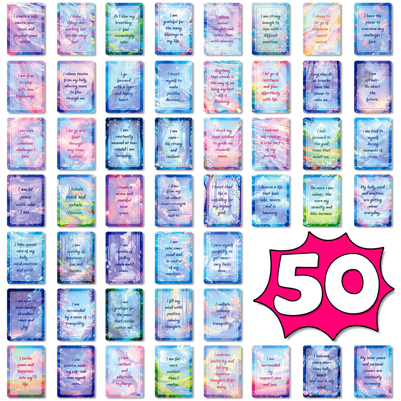 50 Карт с вдохновляющими английскими фразами Dream Smudge Позитивные Солнечные Карты Энергии с высокой эмоциональной ценностью T01042289
50 Карт с вдохновляющими английскими фразами Dream Smudge Позитивные Солнечные Карты Энергии с высокой эмоциональной ценностью T01042289
