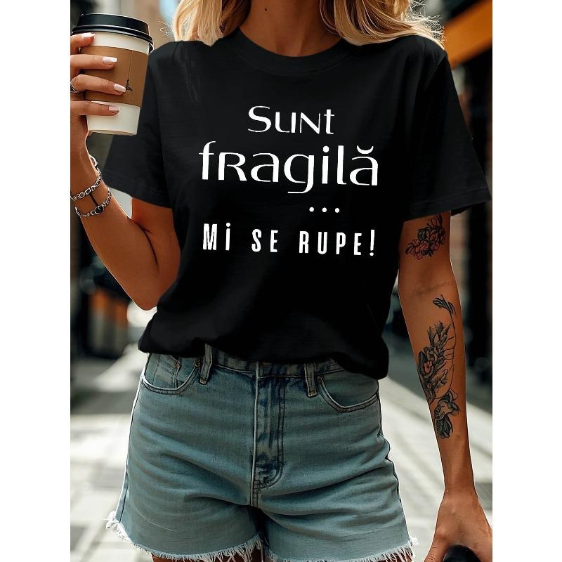 I Am Breaking! Women S Short-Sleeve Round-Neck Casual T-Shirt with Cultural Theme for Spring And Summer Outings 4XL чорний
I Am Breaking! Women S Short-Sleeve Round-Neck Casual T-Shirt with Cultural Theme for Spring And Summer Outings 4XL чорний