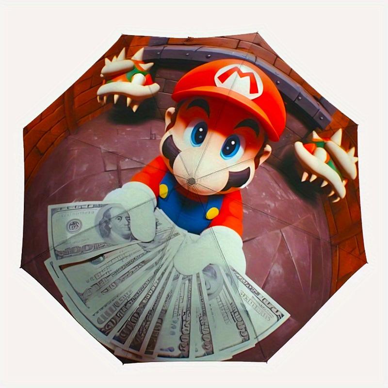 1pc Mario Money Windproof Automatic Umbrella, Lightweight for Women/Men, Perfect Christmas Gift a0811195
1pc Mario Money Windproof Automatic Umbrella, Lightweight for Women/Men, Perfect Christmas Gift a0811195