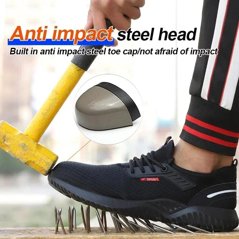 Safety Shoes MEN S Headgear Steel Anti-crushing MEN S Work Shoes Tennis Light Polishing Test Indestructible Shoes Dropshipping 43 чёрный
Safety Shoes MEN S Headgear Steel Anti-crushing MEN S Work Shoes Tennis Light Polishing Test Indestructible Shoes Dropshipping 43 чёрный