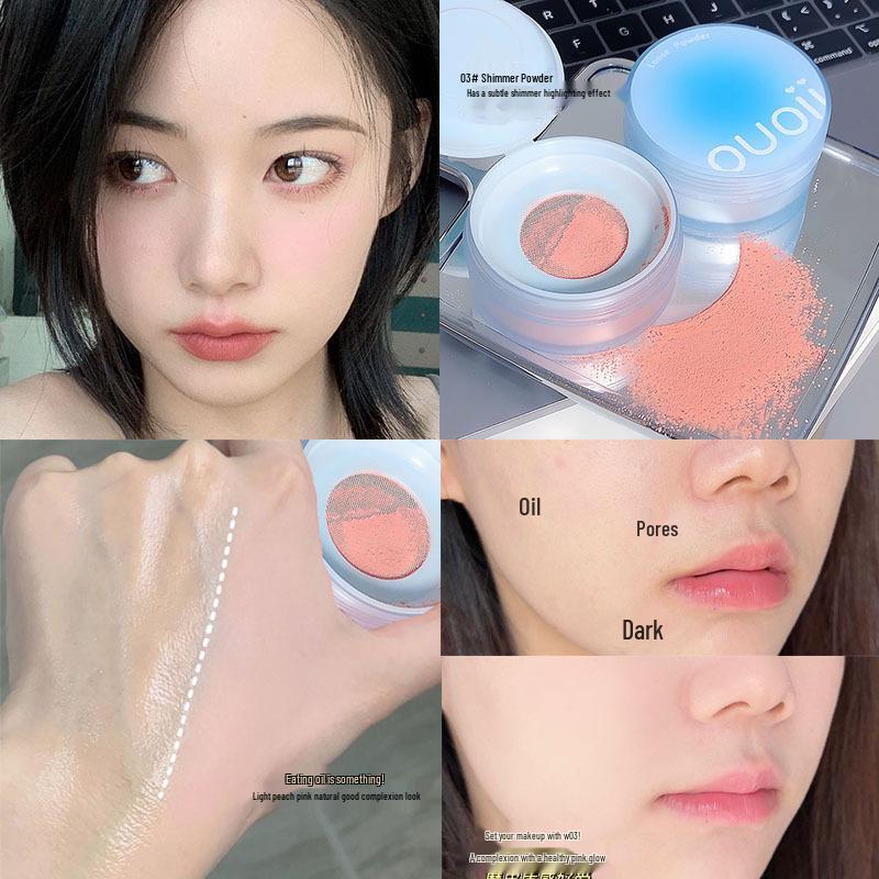 OUOII Oil Control Waterproof Loose Powder for Dry/Oily Skin - Long-lasting Makeup Setting Standard
OUOII Oil Control Waterproof Loose Powder for Dry/Oily Skin - Long-lasting Makeup Setting Standard