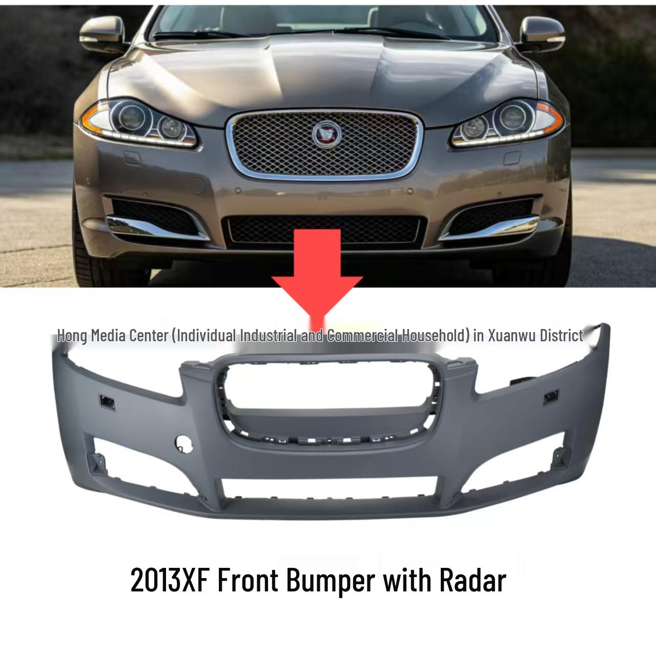 Compatible 2013 XF Front Bumper (Parking Sensor Holes) C2Z13208XXX 1:1
Compatible 2013 XF Front Bumper (Parking Sensor Holes) C2Z13208XXX 1:1