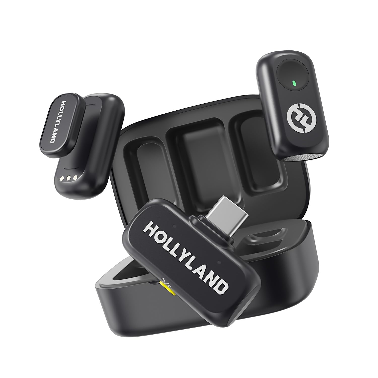 Hollyland (LARK A1 Duo) Wireless Microphone (Space Gray, with USB-C RX + Charging Case)
Hollyland (LARK A1 Duo) Wireless Microphone (Space Gray, with USB-C RX + Charging Case)