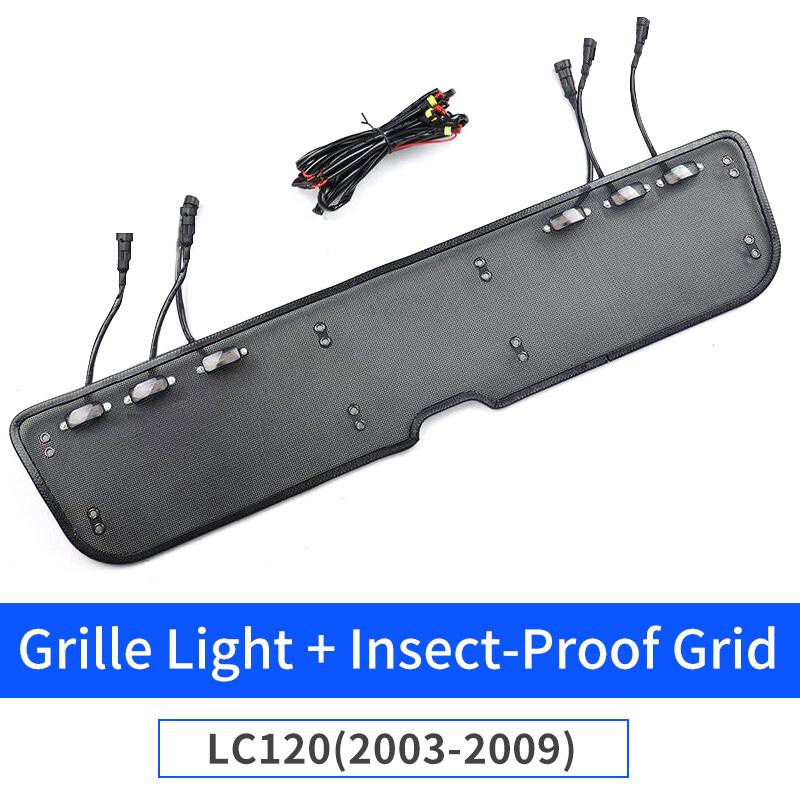 Для Toyota Land Cruiser Prado 120 2003-2009 передня решітка Net Light, Lc120 Middle Net Декоративні аксесуари для модифікації світла 03-2009 Grille light
Для Toyota Land Cruiser Prado 120 2003-2009 передня решітка Net Light, Lc120 Middle Net Декоративні аксесуари для модифікації світла 03-2009 Grille light