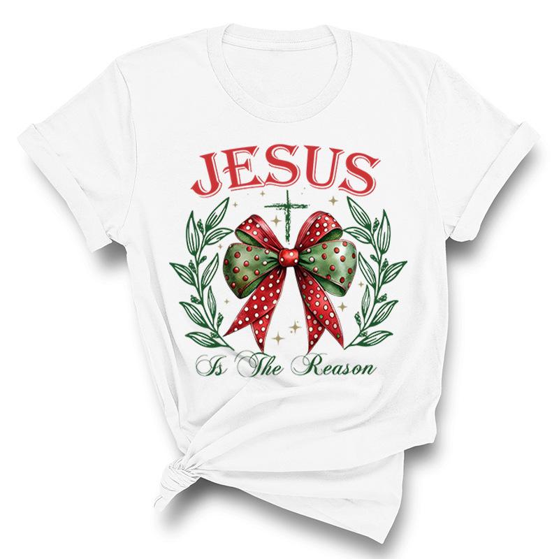 Рождественский принт из чистого хлопка с короткими рукавами, женская повседневная модная футболка, пуловер, рождественский модный топ, футболки для женщин 3XL
Рождественский принт из чистого хлопка с короткими рукавами, женская повседневная модная футболка, пуловер, рождественский модный топ, футболки для женщин 3XL