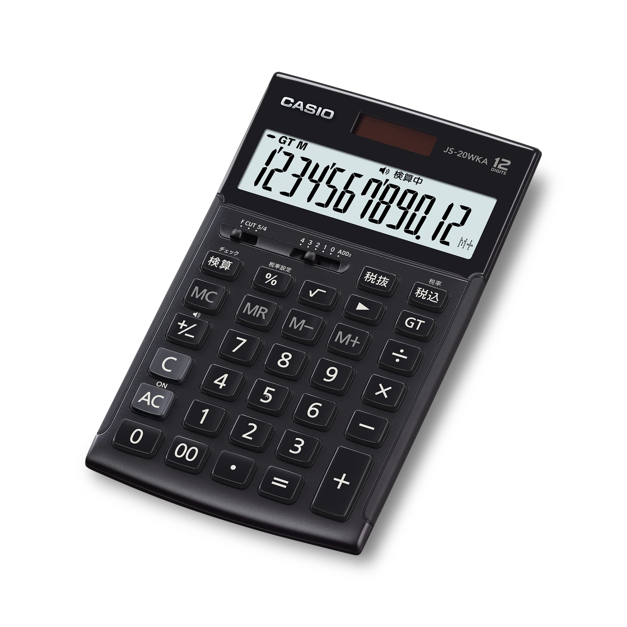 Casio Authentic Practical Calculator 12 Digit Calculation Function Just Type Black Green Purchasing Law Compliant Eco Mark Certified JS-20WKA-BK-N чорний
Casio Authentic Practical Calculator 12 Digit Calculation Function Just Type Black Green Purchasing Law Compliant Eco Mark Certified JS-20WKA-BK-N чорний