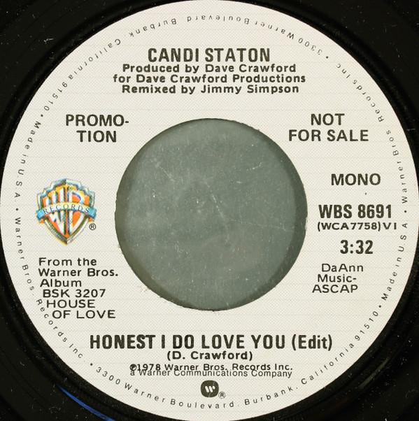 7inch Record CANDI STATON - Honest I Do Love You (Edit) WBS8691 Warner Bros. Re 1978 US Soul/Funk Used
7inch Record CANDI STATON - Honest I Do Love You (Edit) WBS8691 Warner Bros. Re 1978 US Soul/Funk Used