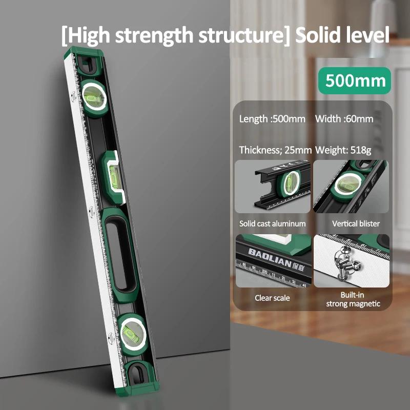 Магнитный уровень, 3 пузырька, 45°/90°/180°, угломер, транспортир, портативный инклинометр, спиртовой уровень, деревообрабатывающий измерительный инструмент
Магнитный уровень, 3 пузырька, 45°/90°/180°, угломер, транспортир, портативный инклинометр, спиртовой уровень, деревообрабатывающий измерительный инструмент