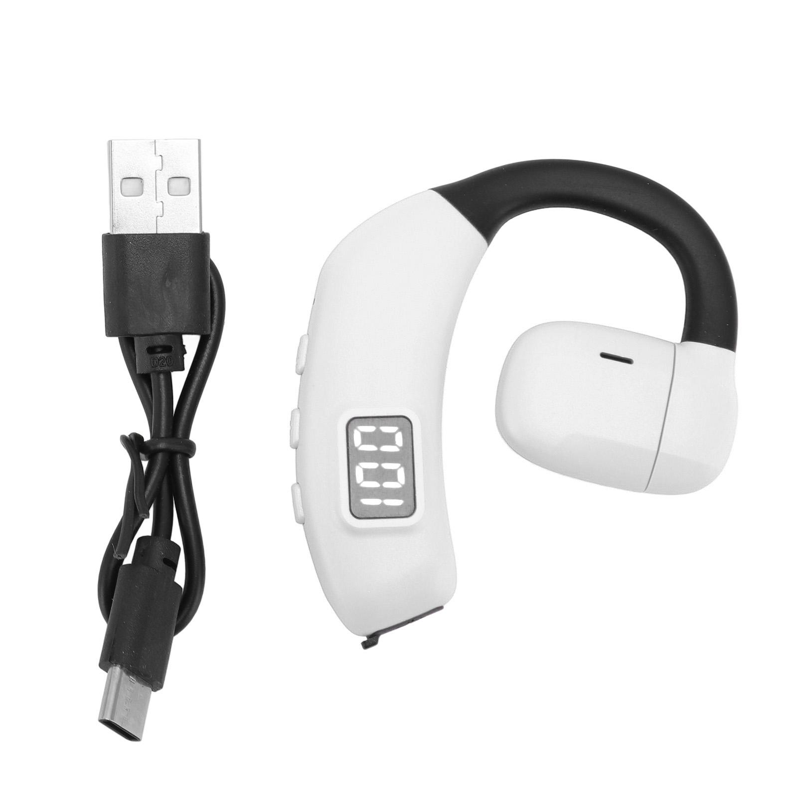 Wireless Bluetooth .4 Earbud Open Ear Air Conduction Headphone Noise Reduction Wireless Sport Singl White
Wireless Bluetooth .4 Earbud Open Ear Air Conduction Headphone Noise Reduction Wireless Sport Singl White